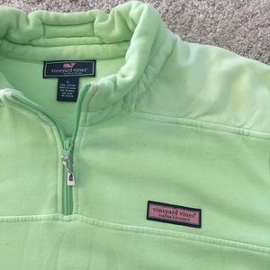 Mens Large Vineyard Vines Shep Shirt Quarter Zip